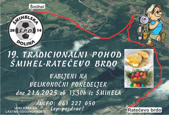 pohod šmihel-ratečevo brdo